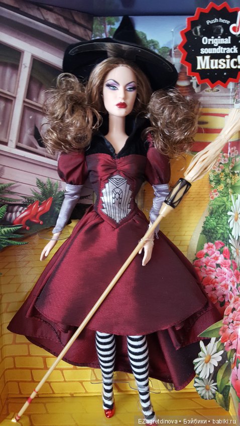 Барби Волшебник из страны Оз Злая Ведьма Востока. 2009 год (фото 4)
