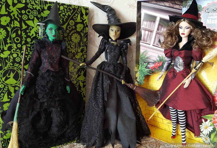 Барби Волшебник из страны Оз Злая Ведьма Востока. 2009 год (фото 9)