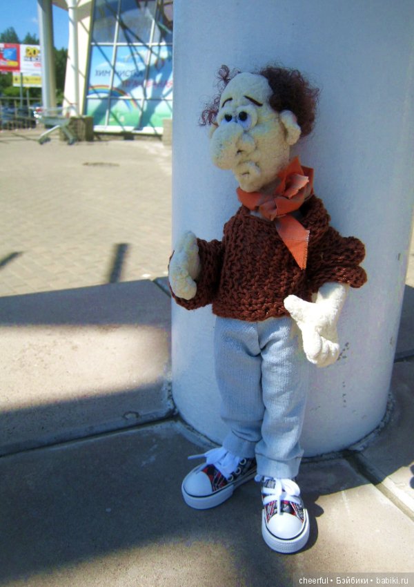 Лето в городе — Текстильные игрушки и примитивы: кофейные