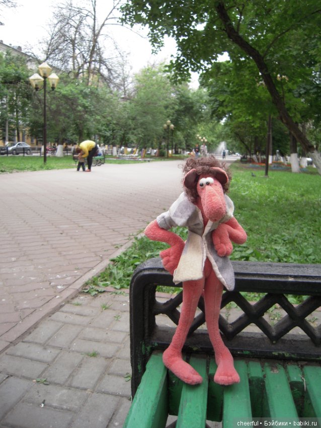 Лето в городе — Текстильные игрушки и примитивы: кофейные