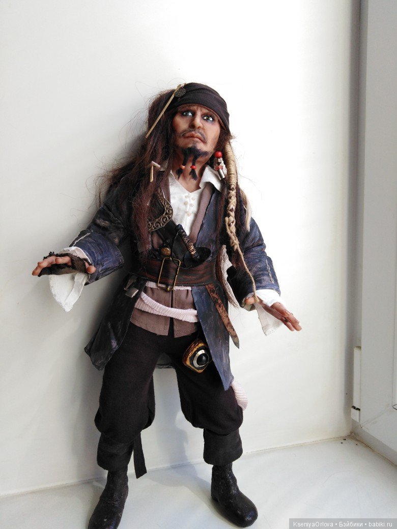 Джек Воробей — Авторские портретные куклы по фото: галерея работ (фото 5)
