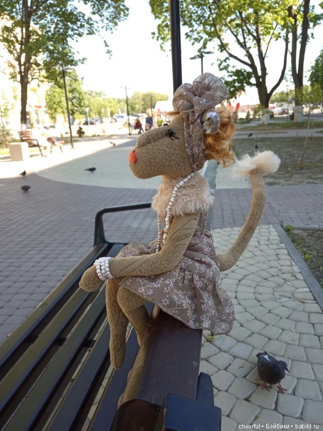 Лето в городе — Текстильные игрушки и примитивы: кофейные (фото 4)