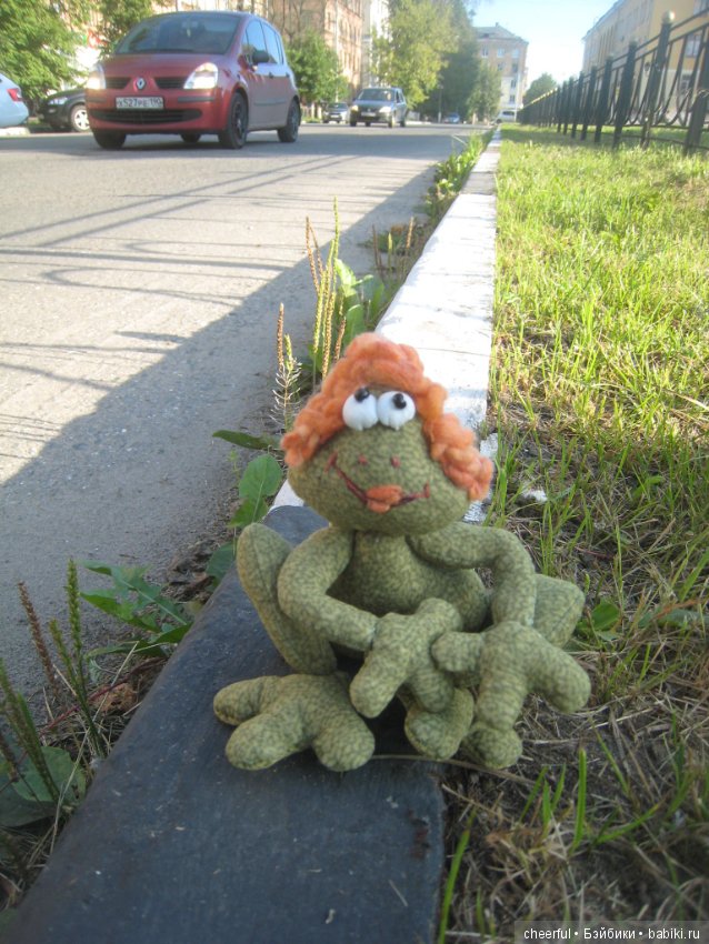 Лето в городе — Текстильные игрушки и примитивы: кофейные (фото 8)