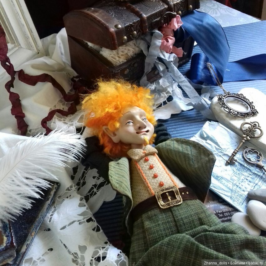 Ирландский лепрекон — Авторские текстильные куклы: Вальдорфские (фото 2)