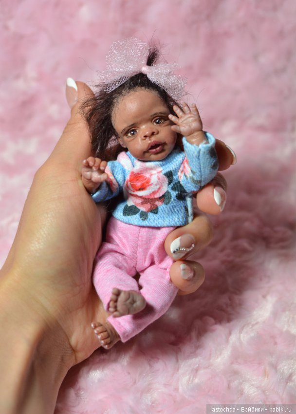 Мулаточка Джейн — Лепка авторских кукол: полимерная глина (фото 5)