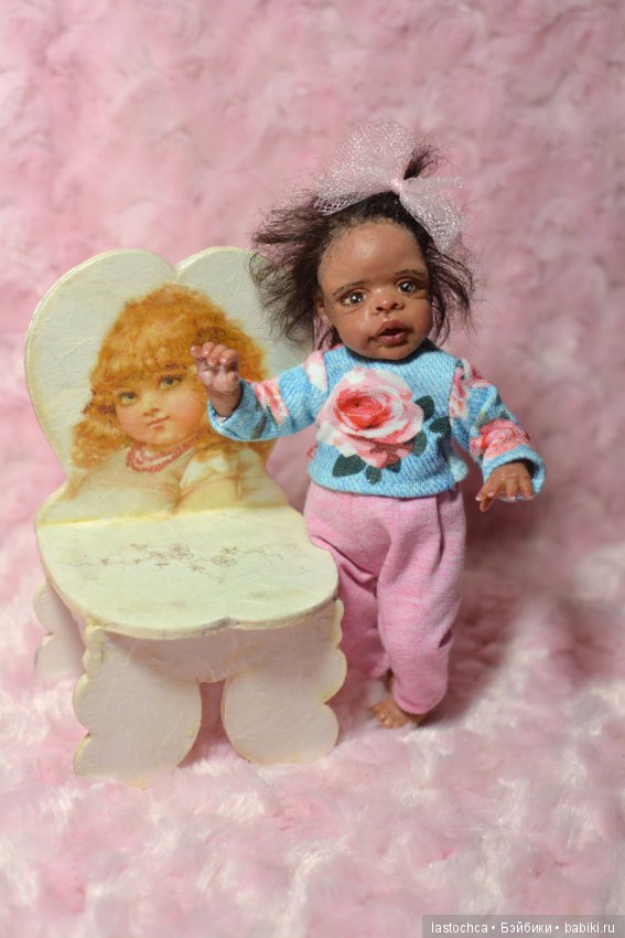 Мулаточка Джейн — Лепка авторских кукол: полимерная глина (фото 4)