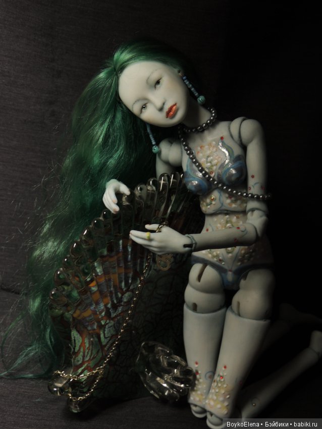 Голубая Аннун — Авторские шарнирные куклы своими руками: лепка