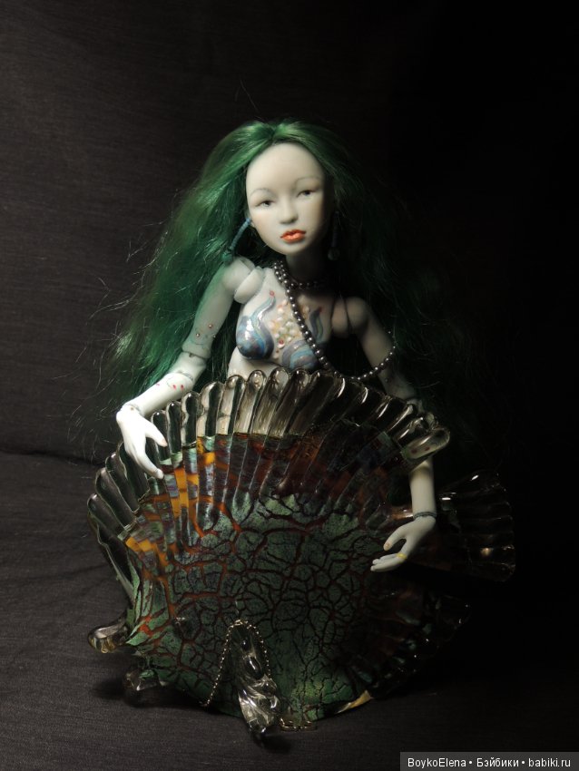 Голубая Аннун — Авторские шарнирные куклы своими руками: лепка (фото 3)