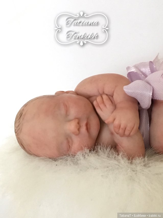 Крошка на ладошку из полимерной глины (фото 4)