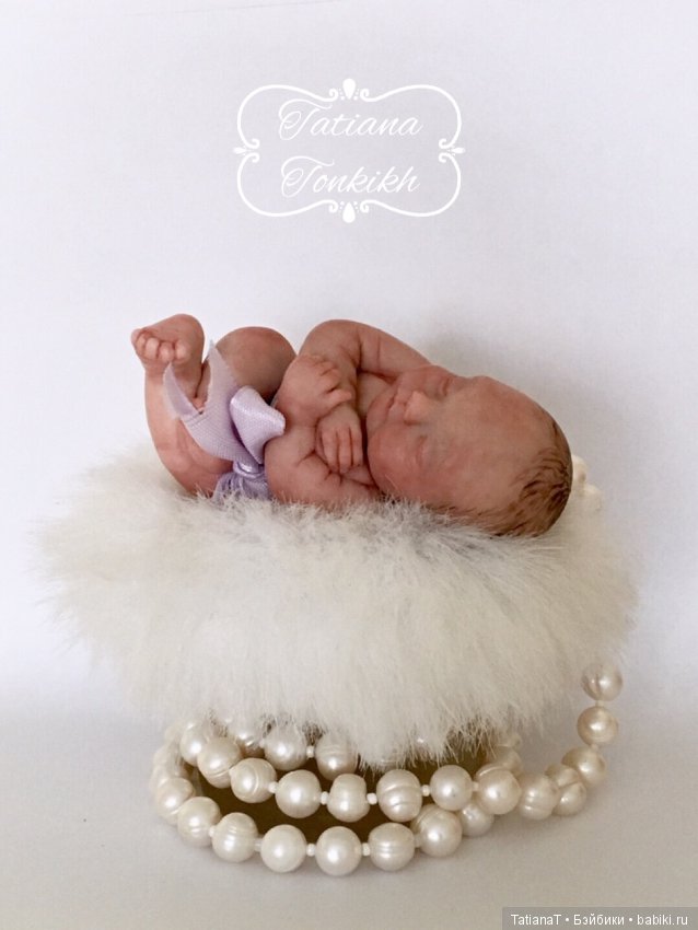 Крошка на ладошку из полимерной глины (фото 6)