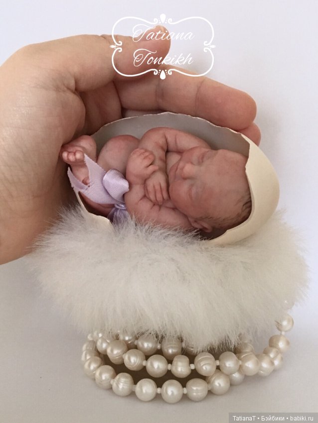 Крошка на ладошку из полимерной глины (фото 3)