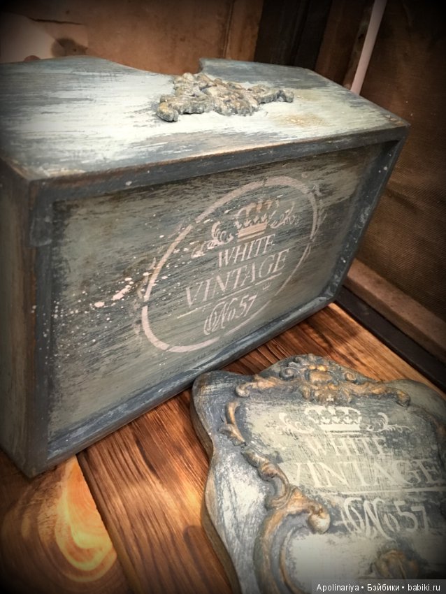 Vintage №57 Короб и зеркало