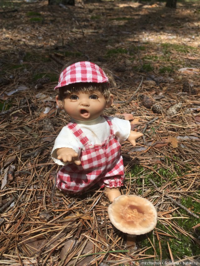 "грибалка" в земляничном раю! Гоша открыл летний сезон тихой охоты:)