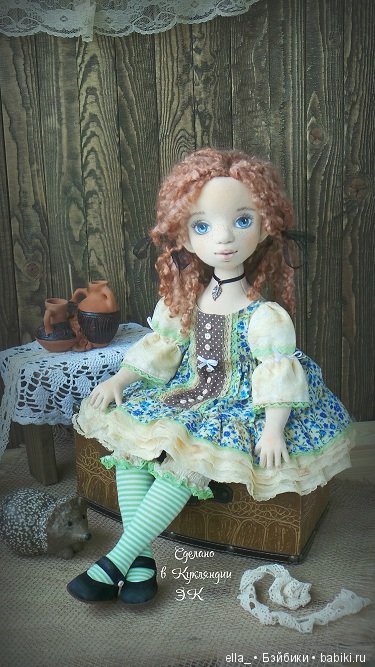Варенька — Авторские текстильные куклы: Вальдорфские