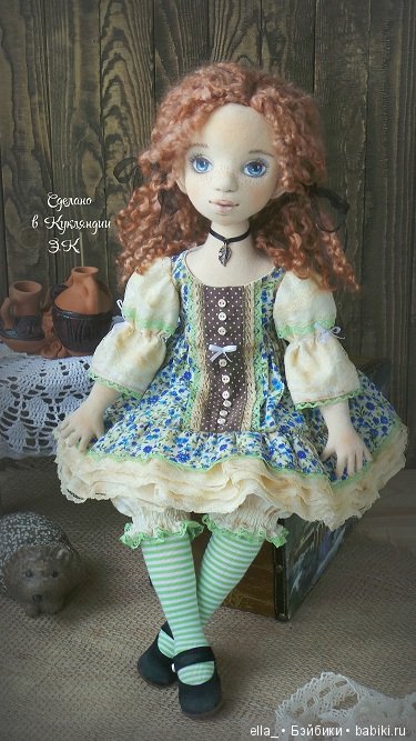 Варенька — Авторские текстильные куклы: Вальдорфские (фото 7)
