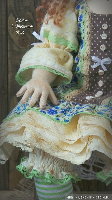 Варенька — Авторские текстильные куклы: Вальдорфские (фото 10)