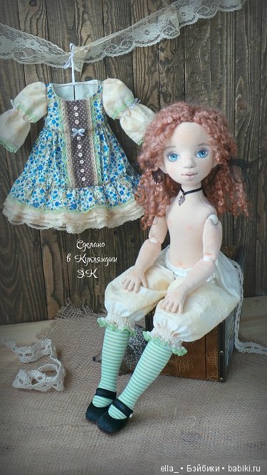 Варенька — Авторские текстильные куклы: Вальдорфские