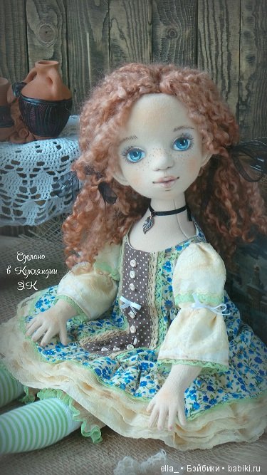 Варенька — Авторские текстильные куклы: Вальдорфские (фото 6)