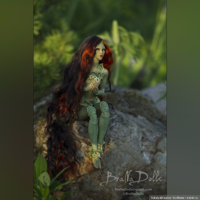 Принцесса ящер — Авторские шарнирные куклы своими руками: лепка