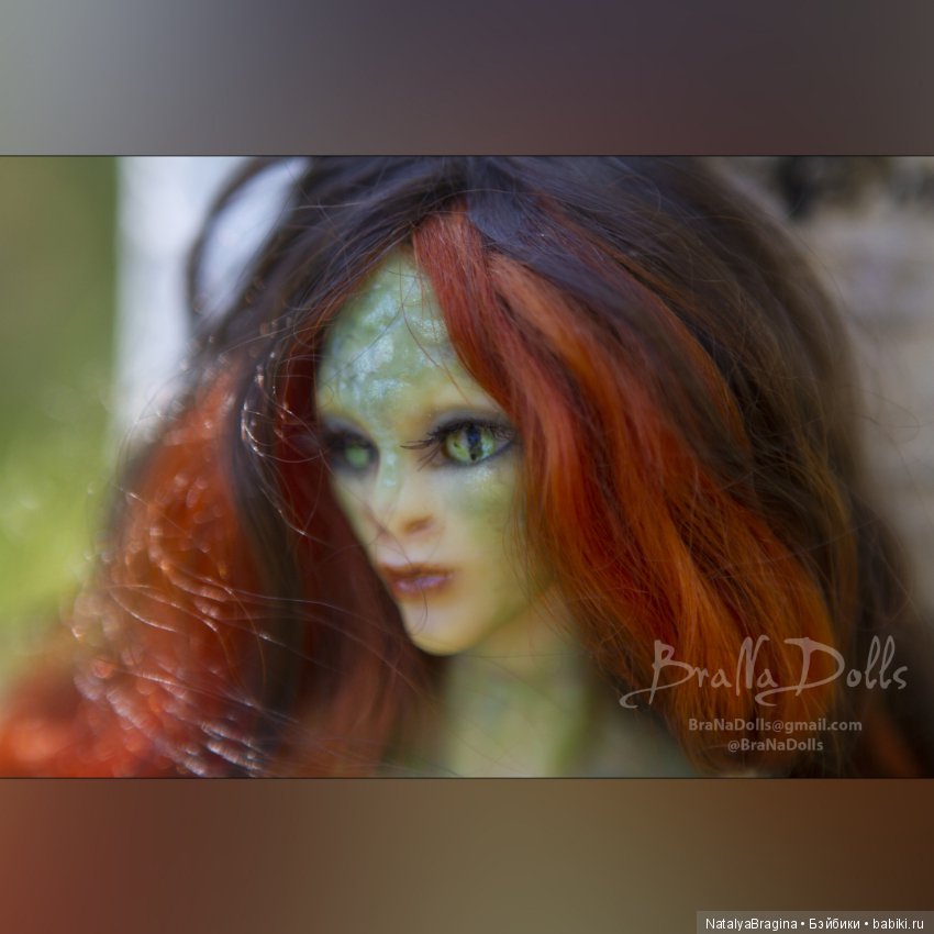 Принцесса ящер — Авторские шарнирные куклы своими руками: лепка