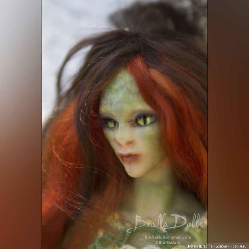 Принцесса ящер — Авторские шарнирные куклы своими руками: лепка