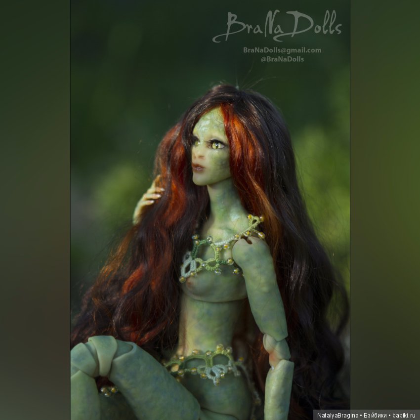 Принцесса ящер — Авторские шарнирные куклы своими руками: лепка (фото 7)