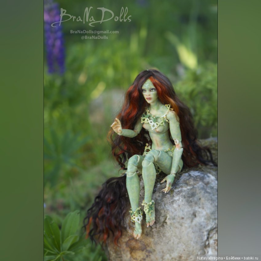 Принцесса ящер — Авторские шарнирные куклы своими руками: лепка