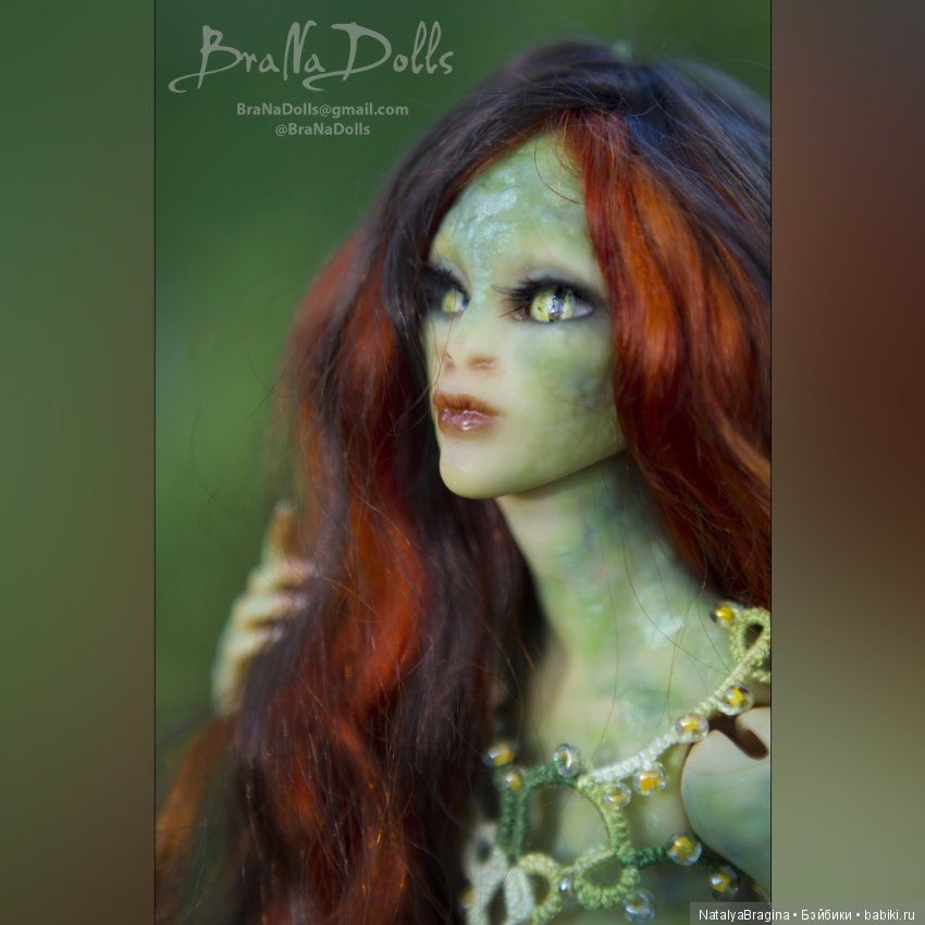 Принцесса ящер — Авторские шарнирные куклы своими руками: лепка (фото 10)