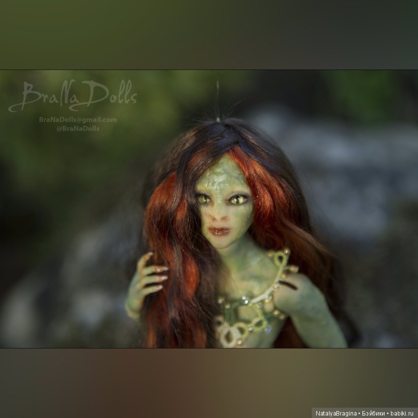 Принцесса ящер — Авторские шарнирные куклы своими руками: лепка