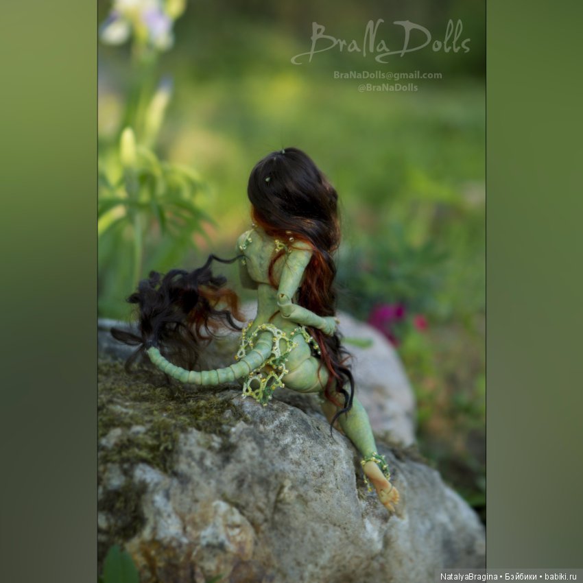 Принцесса ящер — Авторские шарнирные куклы своими руками: лепка (фото 6)