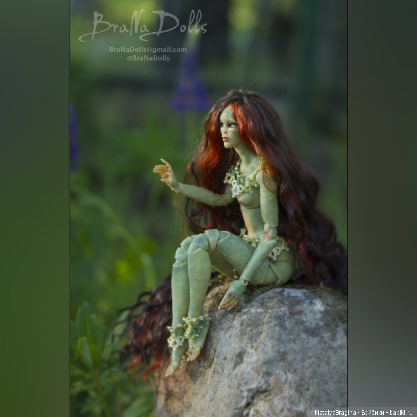 Принцесса ящер — Авторские шарнирные куклы своими руками: лепка