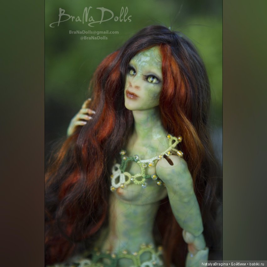 Принцесса ящер — Авторские шарнирные куклы своими руками: лепка