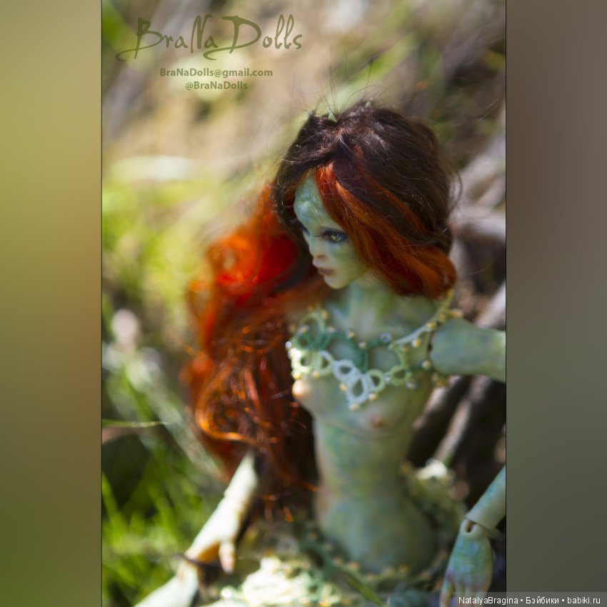 Принцесса ящер — Авторские шарнирные куклы своими руками: лепка