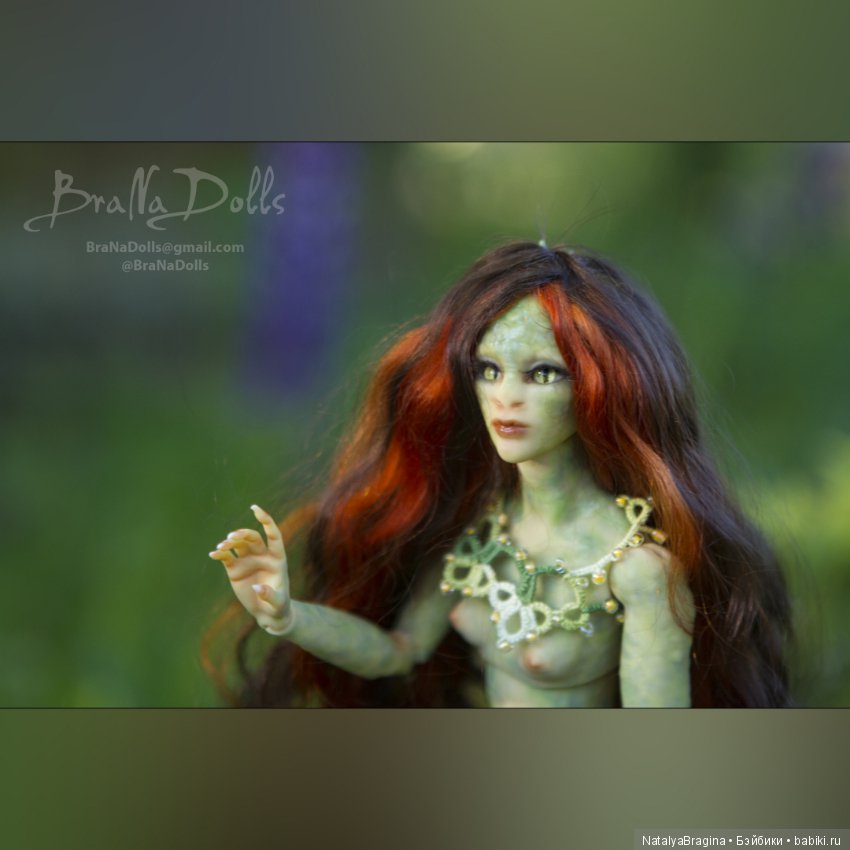 Принцесса ящер — Авторские шарнирные куклы своими руками: лепка