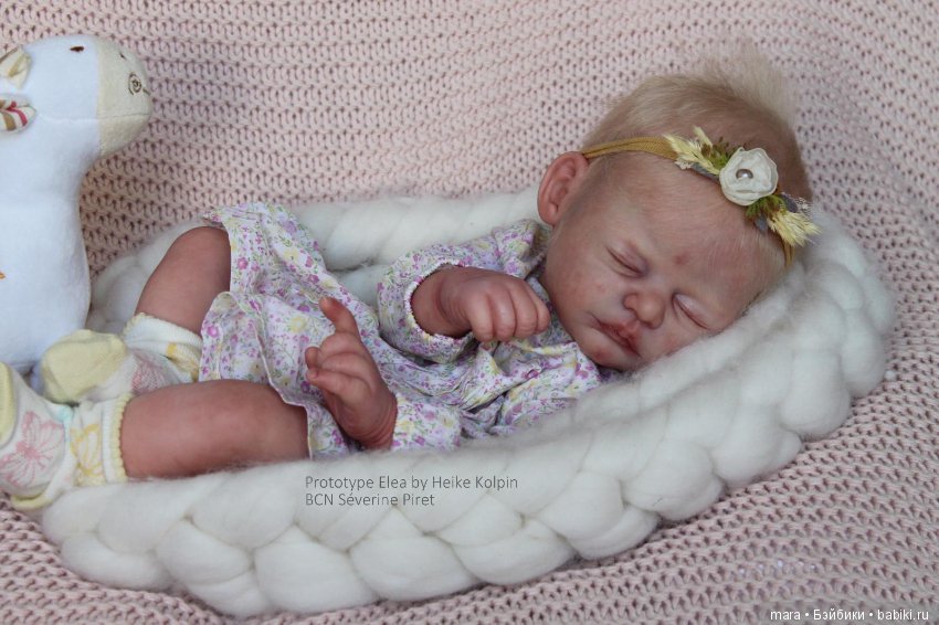 Elea скульптор Heike Kolpin, автор куклы Severine Piret