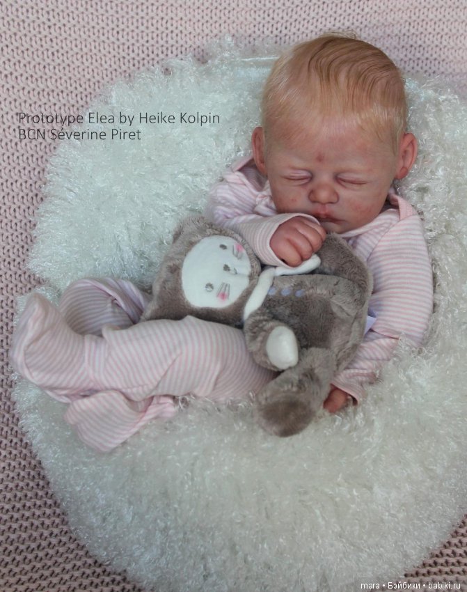 Elea скульптор Heike Kolpin, автор куклы Severine Piret (фото 3)