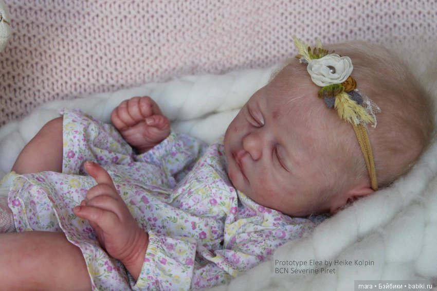 Elea скульптор Heike Kolpin, автор куклы Severine Piret (фото 9)