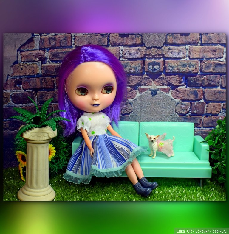 В доме моем много имен, Знаменитых и простых (С) /фиолетовые пряди (фото 6)