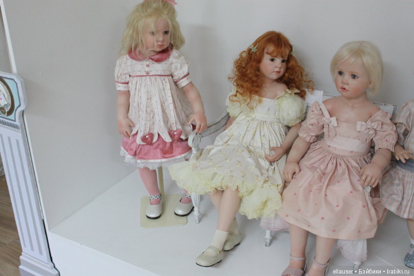 Куклы Гунзель, фарфор в воске. Распродажа музея