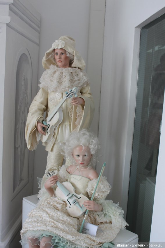 Куклы Гунзель, фарфор в воске. Распродажа музея