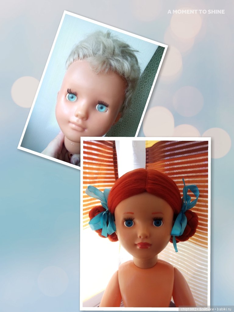 Любимый этап реставрации — Реставрация и преображение кукол: ремонт