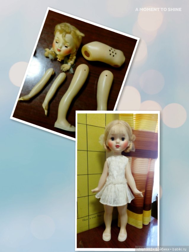 Любимый этап реставрации — Реставрация и преображение кукол: ремонт