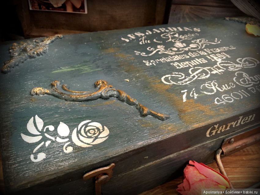 Чемодан деревянный Garden Secrets (фото 6)