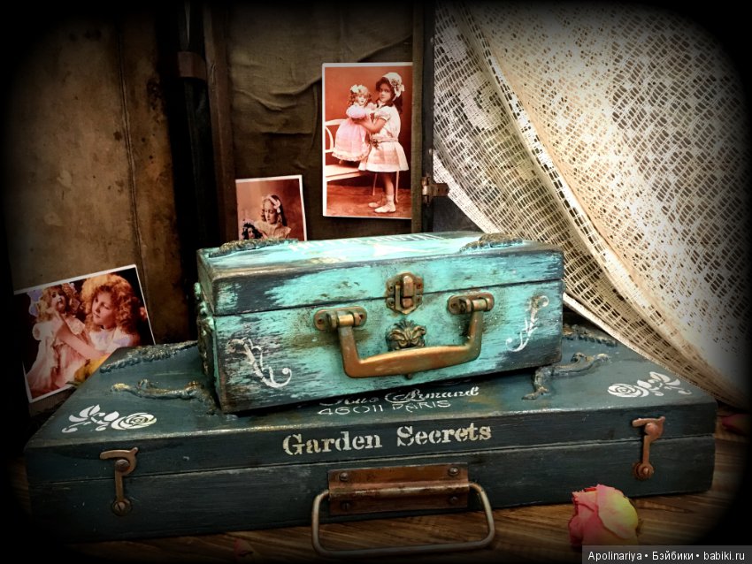 Чемодан деревянный Garden Secrets