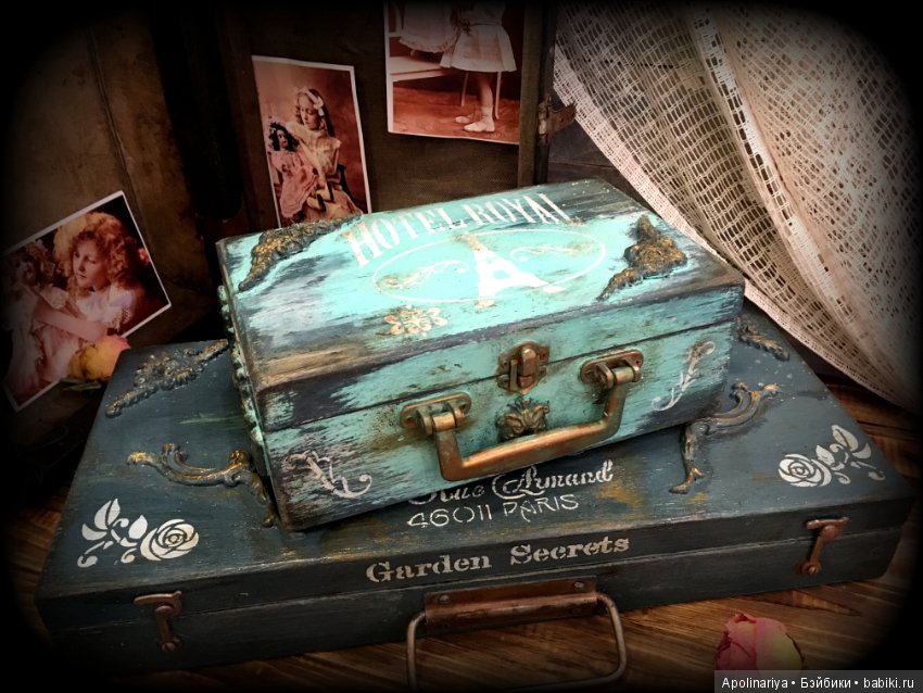 Чемодан деревянный Garden Secrets