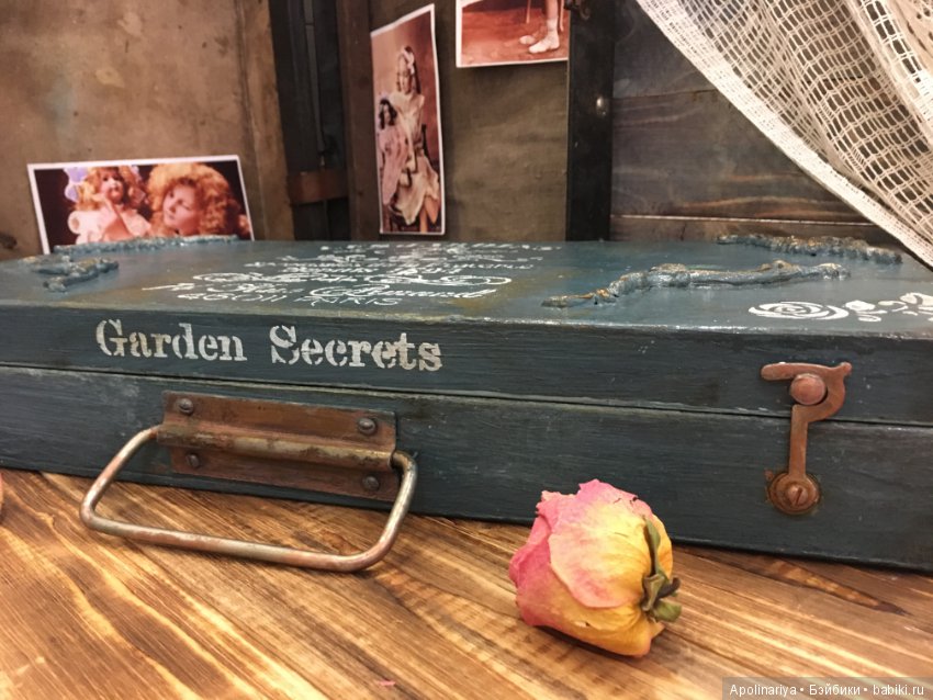 Чемодан деревянный Garden Secrets