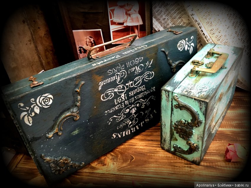 Чемодан деревянный Garden Secrets