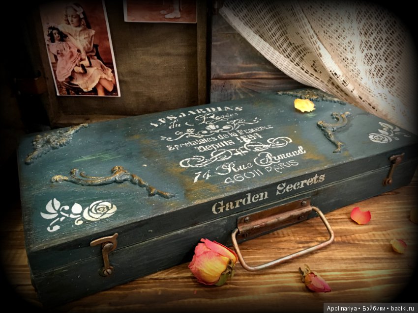 Чемодан деревянный Garden Secrets (фото 5)