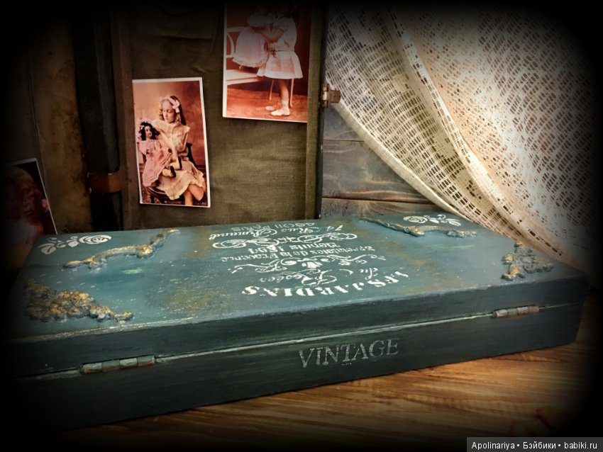 Чемодан деревянный Garden Secrets