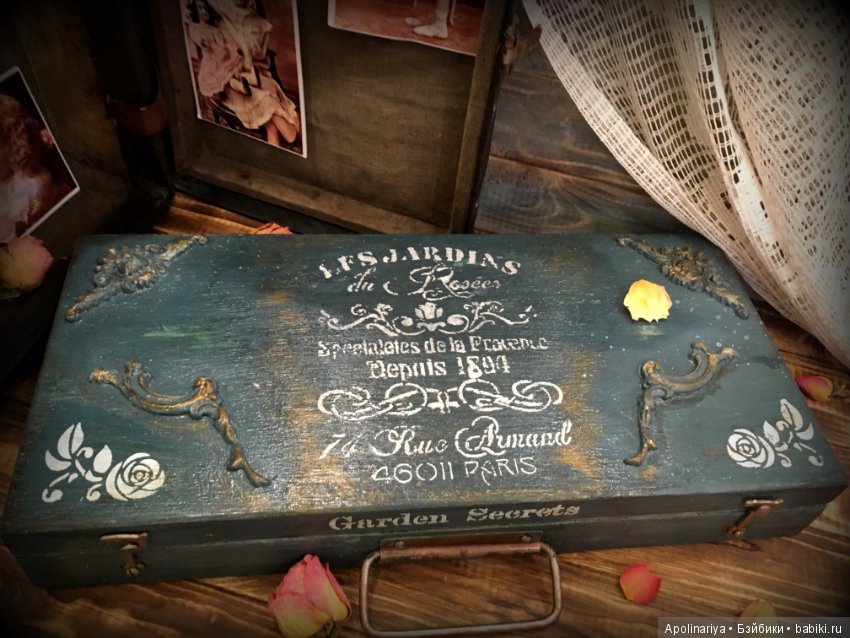 Чемодан деревянный Garden Secrets (фото 4)